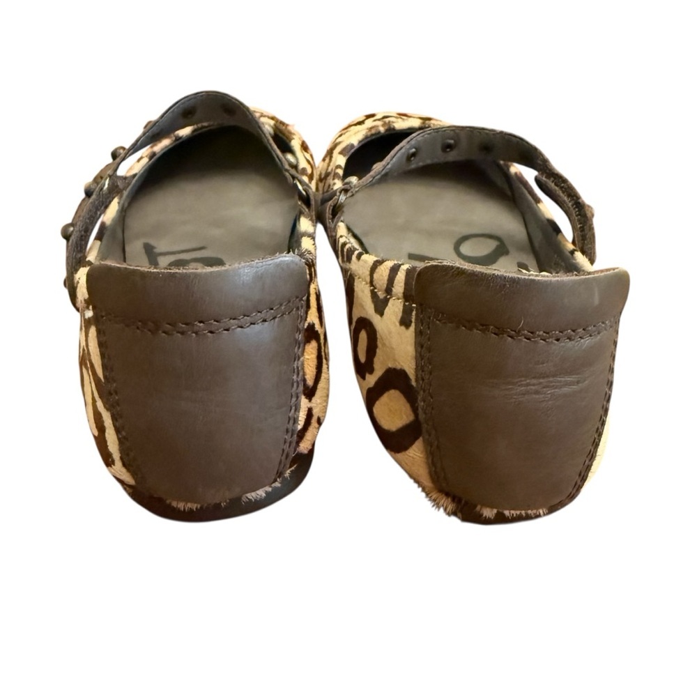 OTBT Gamine Leopard Print Pony Hair Ballet Flats Size 7.5 EUC - Picture 6 of 8